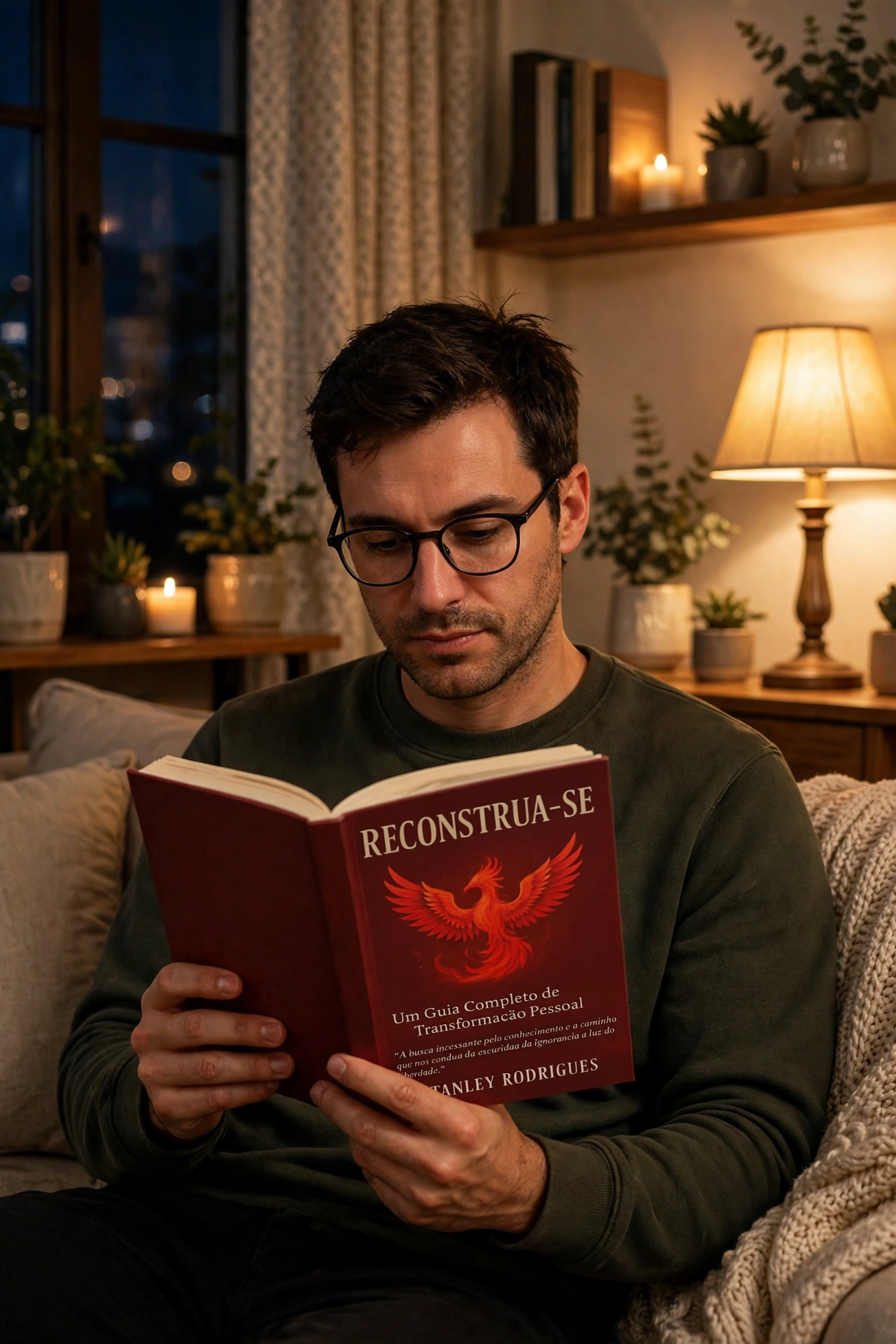 Livro Reconstrua-se em casa, à noite