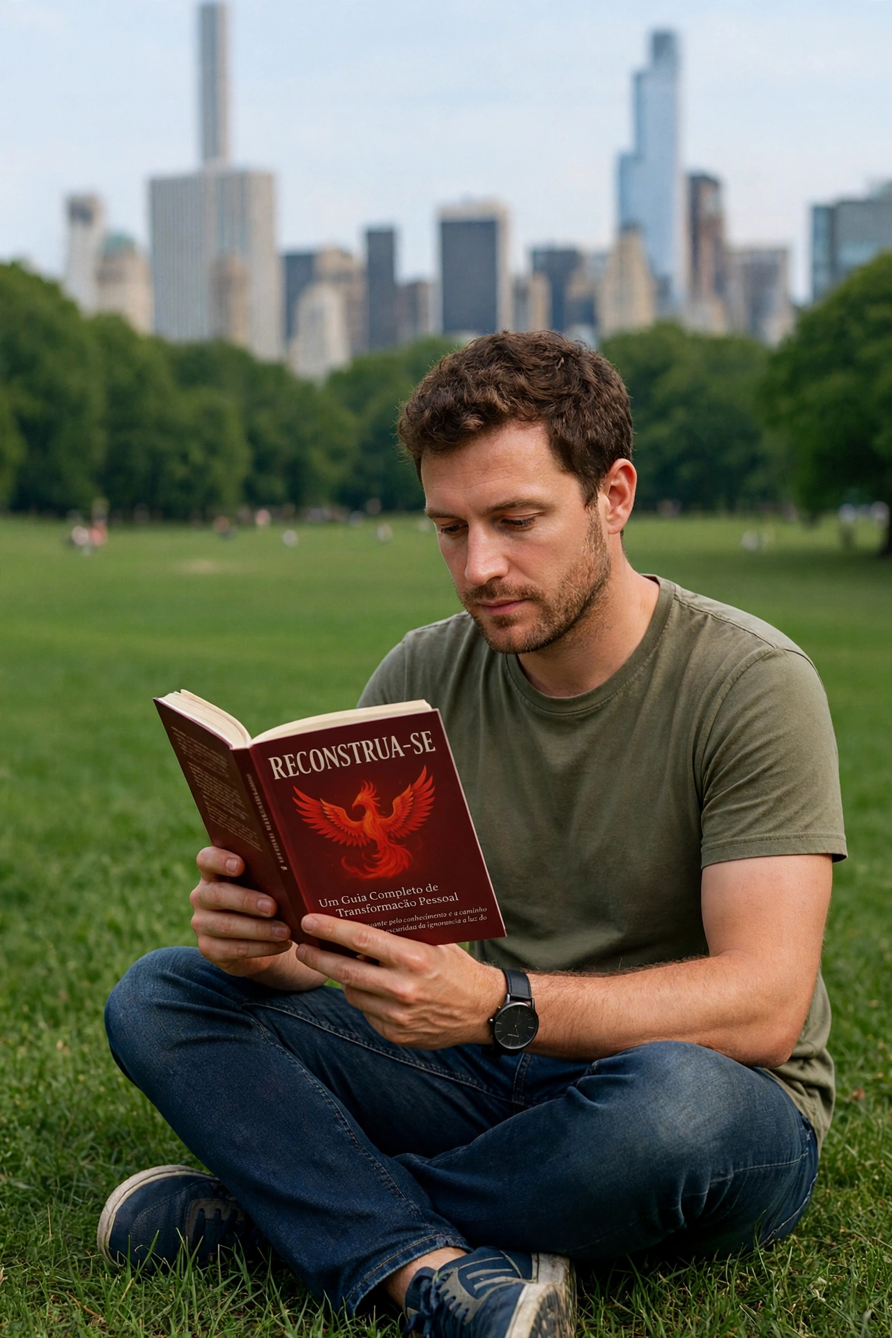 Livro Reconstrua-se em um parque ao ar livre